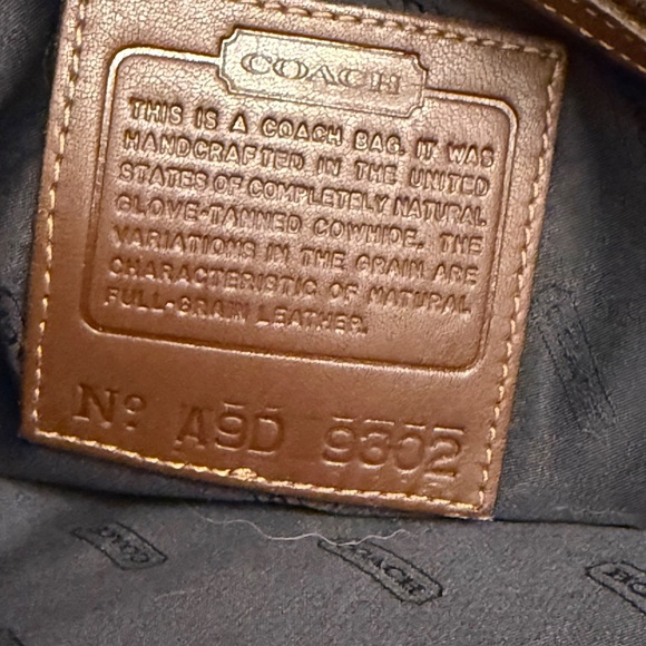 Coach 9302 Bleecker Basket in Mahogany Leather, MADE IN USA - Picture 3 of 9